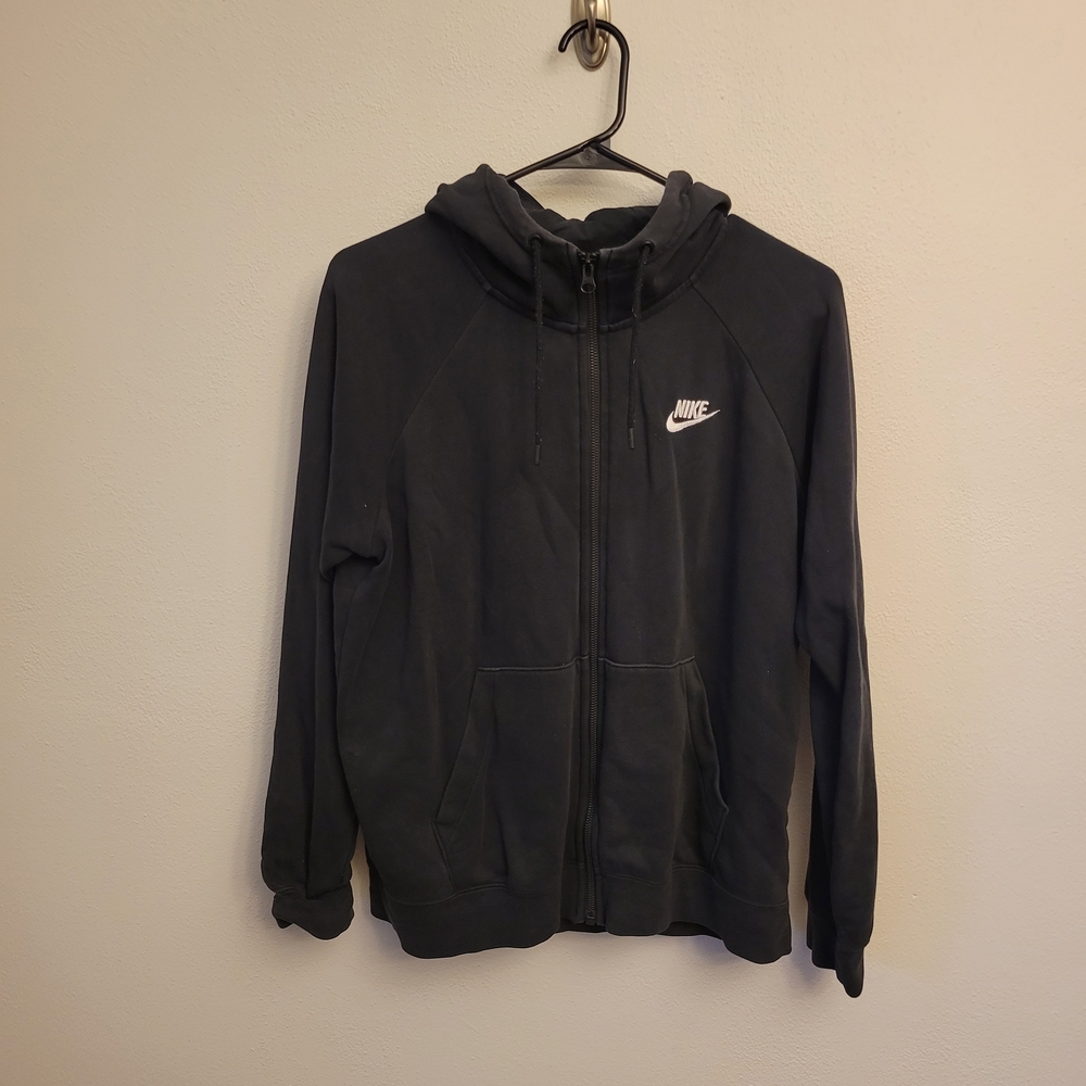 Nike Black Zip-Up Hoodie